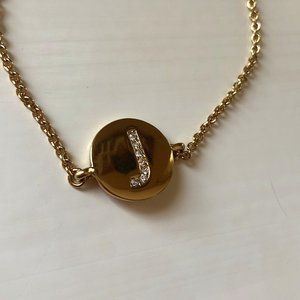 Kate Spade Initial Bracelet "J"